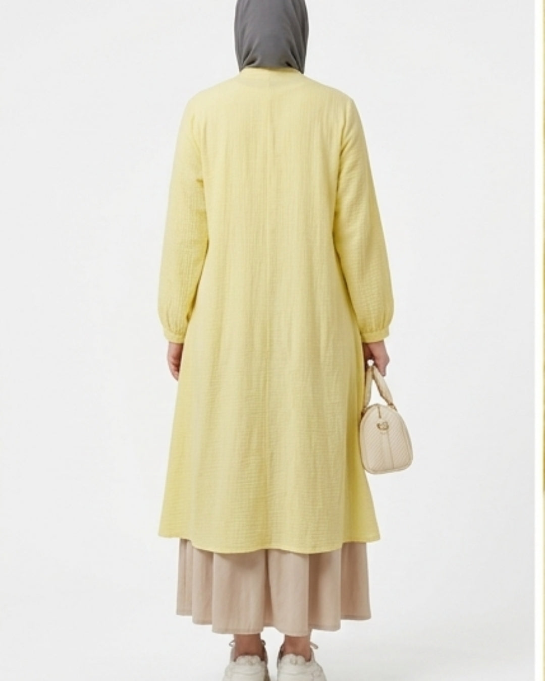Casual Cardigan & Skirt Set