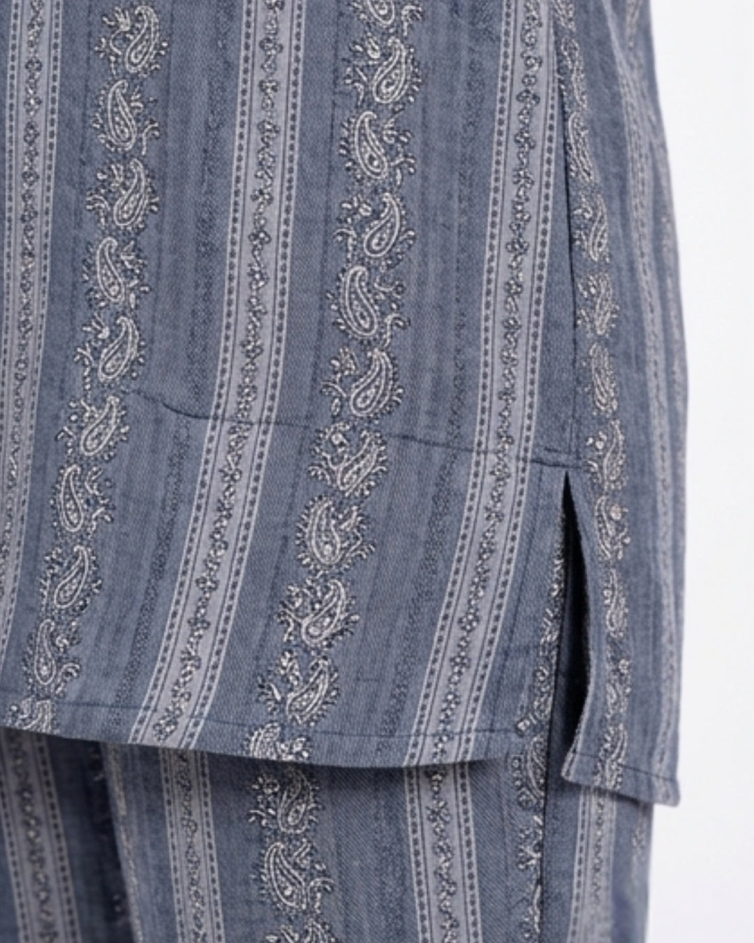 Paisley Print Two-Piece Set