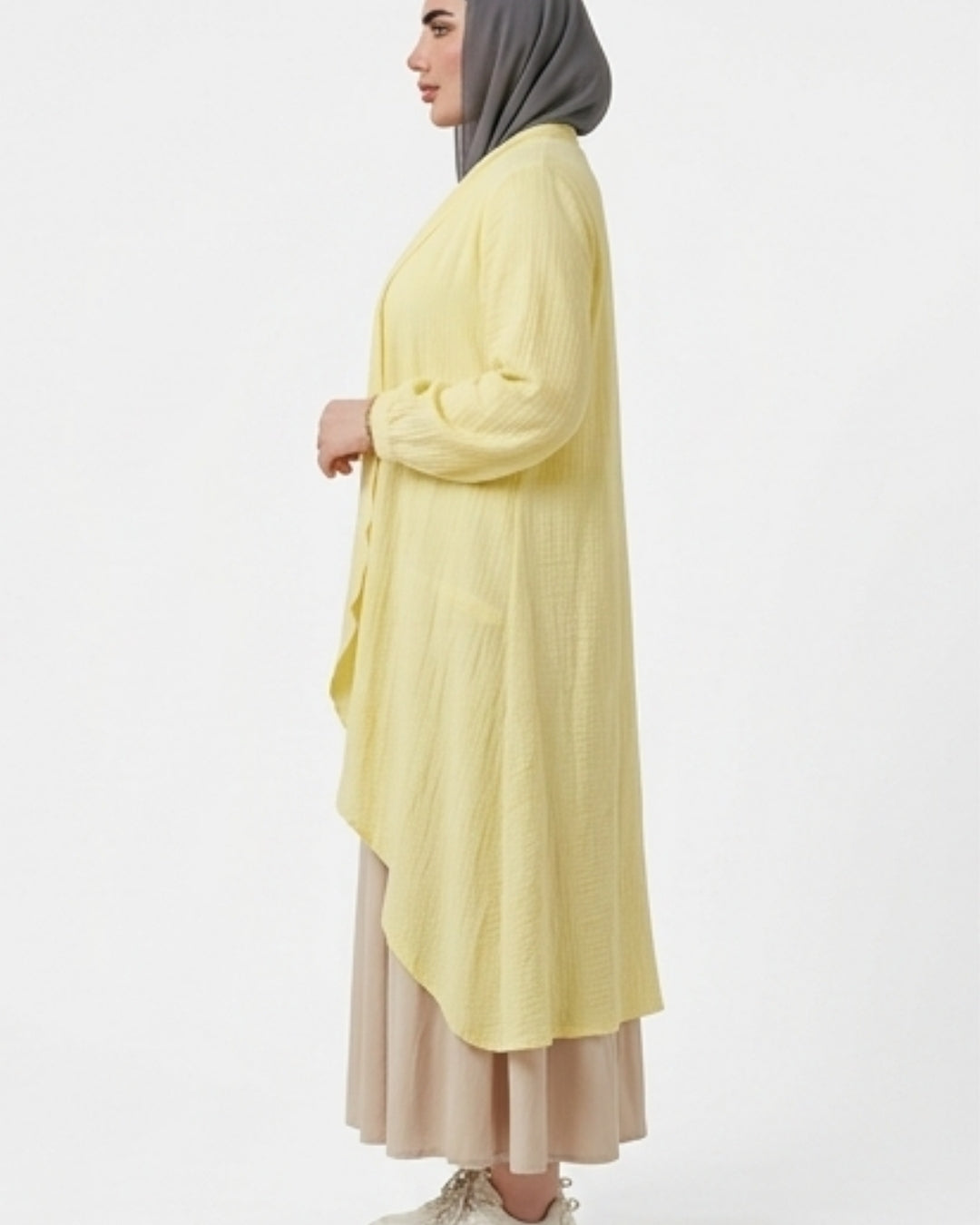Casual Cardigan & Skirt Set